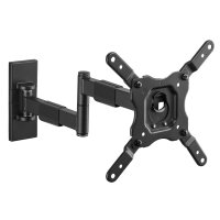 TTAP TTD101DAEX full-motion double-arm TV bracket front view. IC PLUS.
