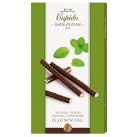 Cupido dark chocolate mint sticks - 12x125g