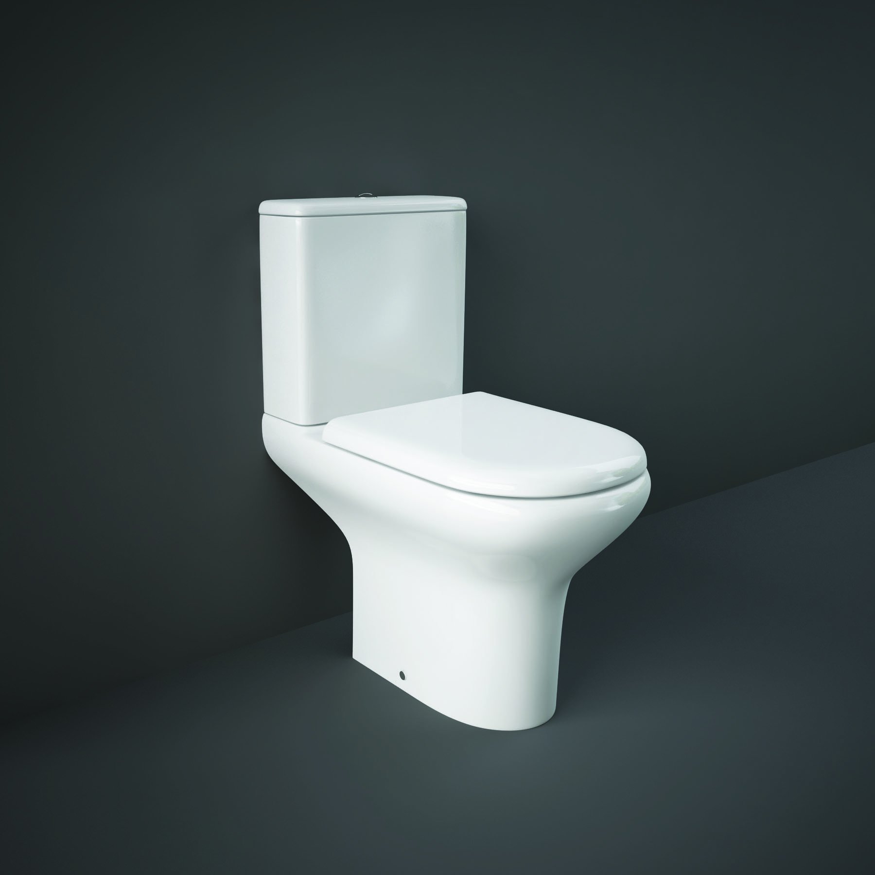 RAK-COMPACT CLOSE COUPLED FULL ACCESS OPEN BACK WC PAN