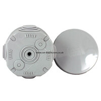 Gewiss GW44001 IP44 Plain Grey Junction Box