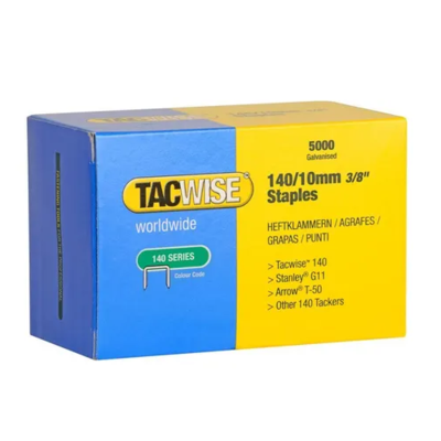 Tackwise 10mm T-50 Staples (5000)