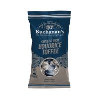 Buchanan's bag of Sweet & Rich Liquorice Toffees - 12x120g