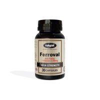 Valupak Ferroval Iron & Vitamin C Capsules 30's