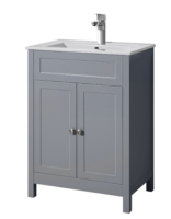 Turin 60cm Vanity Unit Grey