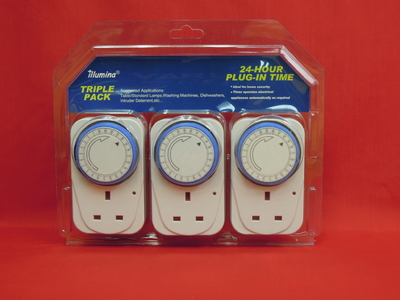 24-Hour Plug in Timer - 3 Pack