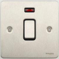 Double Pole Switch Ultimate 20 AMP with Neon Stainless Steel