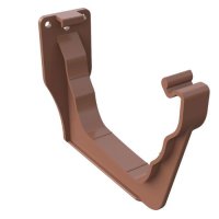 Ogee Gutter Bracket Brown ogee guttering system, ogee gutters, building plastics