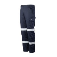 FR Trousers, 240gsm, 11Cal, Navy/Taped
