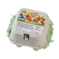 Gift pack box of 4 polka design praline filled eggs - 16x200g