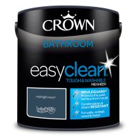 Crown Paint Easyclean Bathroom   Midnight Navy 2.5l
