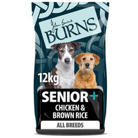 Burns Senior+ Dog Medium/Large Breed Chicken & Brown Rice 12kg