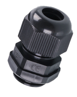 Plymouth 25mm Cable Gland IP68 Black 13-18mm