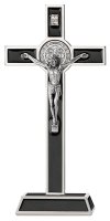 Metal Standing Crucifix/5 1/2 inch St.Benedict  (11837)