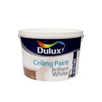 Dulux Ceiling Paint Brilliant White 10L Tub