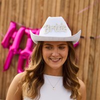 Embellished 'Bride' Cowgirl Hat