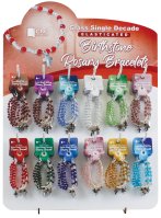 Glass Rosary Bracelet/Header Card/Display Stand  (63850)