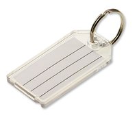 JAR 75 CLEAR HEAVY DUTY KEY TAGS