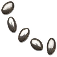 Chocolate Dragees Oval Metallic Silver