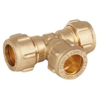 1/4"C x 1/4"C x 1/4"C Equal Tee Piece