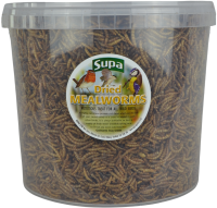 Supa Dried Mealworms 5 Litre Bucket x 1