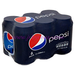 330 Pepsi Can 6pk x4