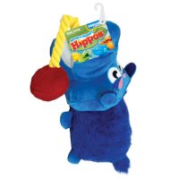 Hasbro Dog Toys Hungry Hungry Hippos Squeak and Tug Plush 17in Blue/Yellow/Red 1x2