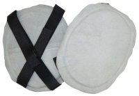 Suede Leather Kneepads, Velcro Straps