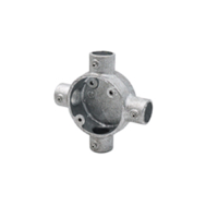 CONLOK 20mm GALV 4WAY BOX