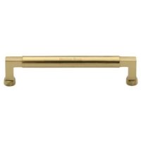 C0312 160-SB - Heritage Brass Cabinet Pull Bauhaus Design 160mm CTC Satin Brass Finish