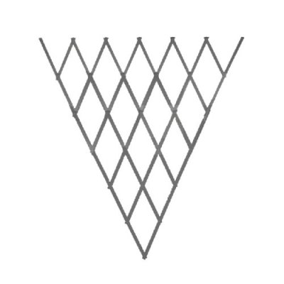 Heavy Duty Expanding Fan Trellis - Slate | 1.75 x 0.9m