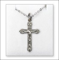 Silver Plated Necklet/Communion/Crucifix   (C68905)