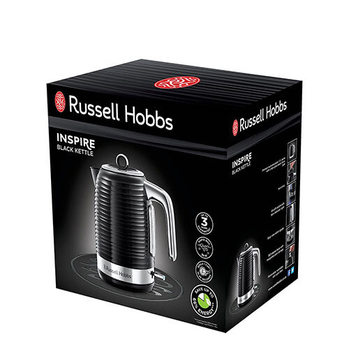 Russell Hobbs Inspire Black Kettle | 24361