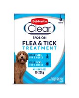 Bob Martin Clear Spot-On Medium Dog Flea Drops 1 Tube x 1