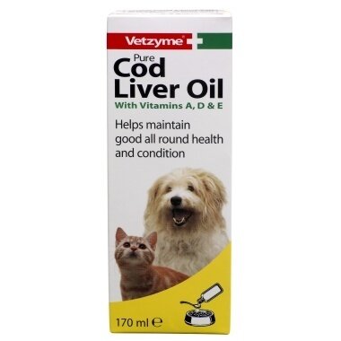 Vetzyme Cod Liver Oil Liquid 3 x 150ml