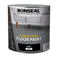 Ronseal Diamond Hard Floor Paint Black Tin