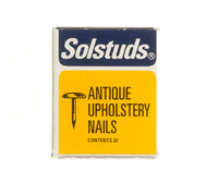 Solstuds Brassed Upholstery Nails 10mm Head 20pk