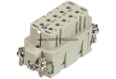 09200103101 10+ Earth Female Connector Crimp Terminal Size 10A (Current Rating 250V  16A)