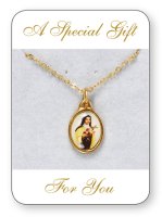 Necklet/Medal with Picture/St.Theresa   (6771/THR)