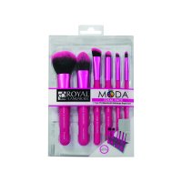 Royal And Langnickel Moda Pro Hot Pink 7pc Total Face Flip Kit