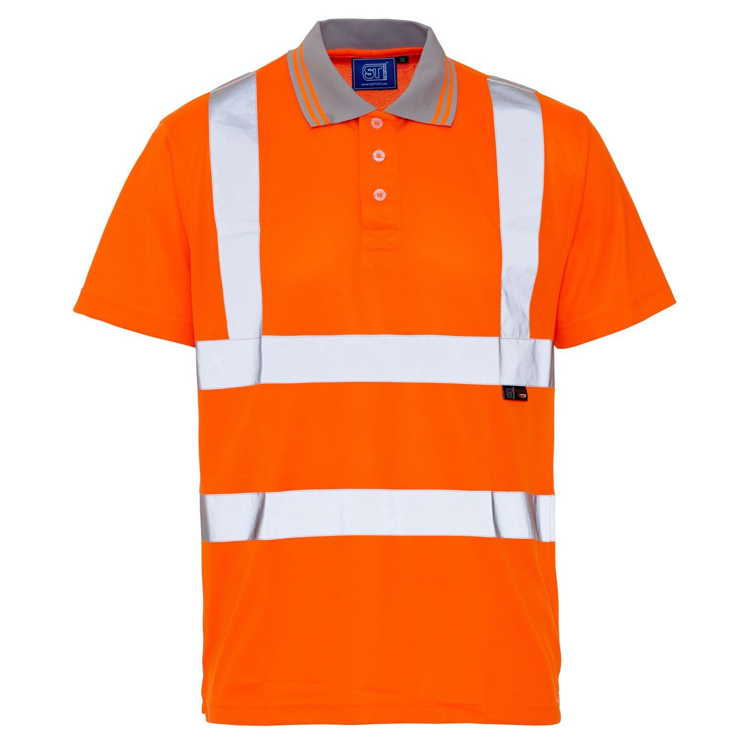 SUPERTOUCH BIRD EYE HI VIS POLO SHIRT