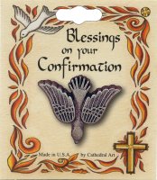 Confirmation Brooch/Dove   (F1760)