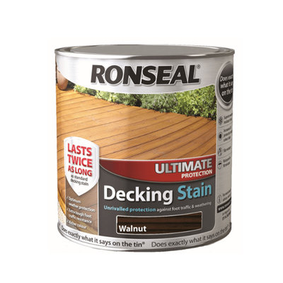 Ronseal Ultimate Decking Stain - Walnut 2.5L