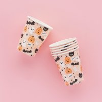 Halloween Character Paper Cups - Pack of 8