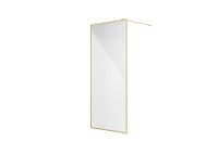 MIRAGE 1000MM BRUSHED GOLD FRAME WITH FLUTED GLASS