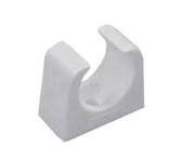 20mm PVC Snap-on Saddle White
