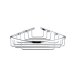 Bristan Closed Front Corner Fixed Wire Basket COMP BASK04 C