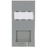 NEXUS EURO RJ45 DATA MODULE CAT 6 GREY