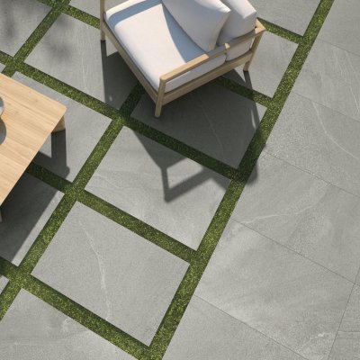 Tippers Porcelain Paving Burlingstone Gris 900mm x 600mm x 20mm