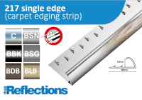 217 Single Edge Carpet Edging Strip