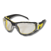 Sulu F+ Safety Glasses, With Foam Seal